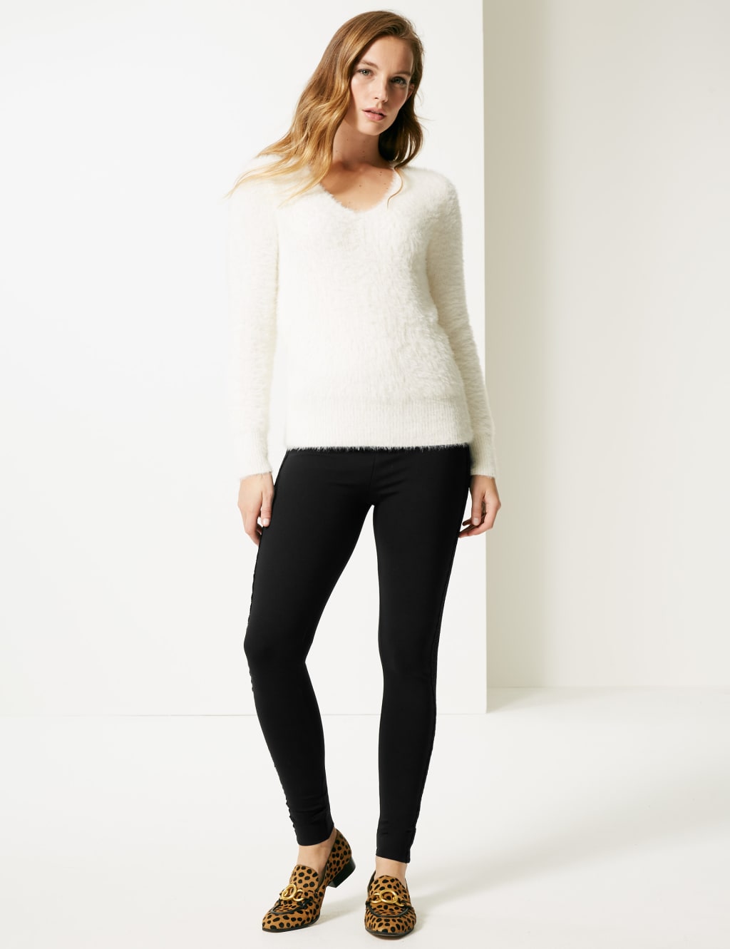 Lace trim leggings womens sale