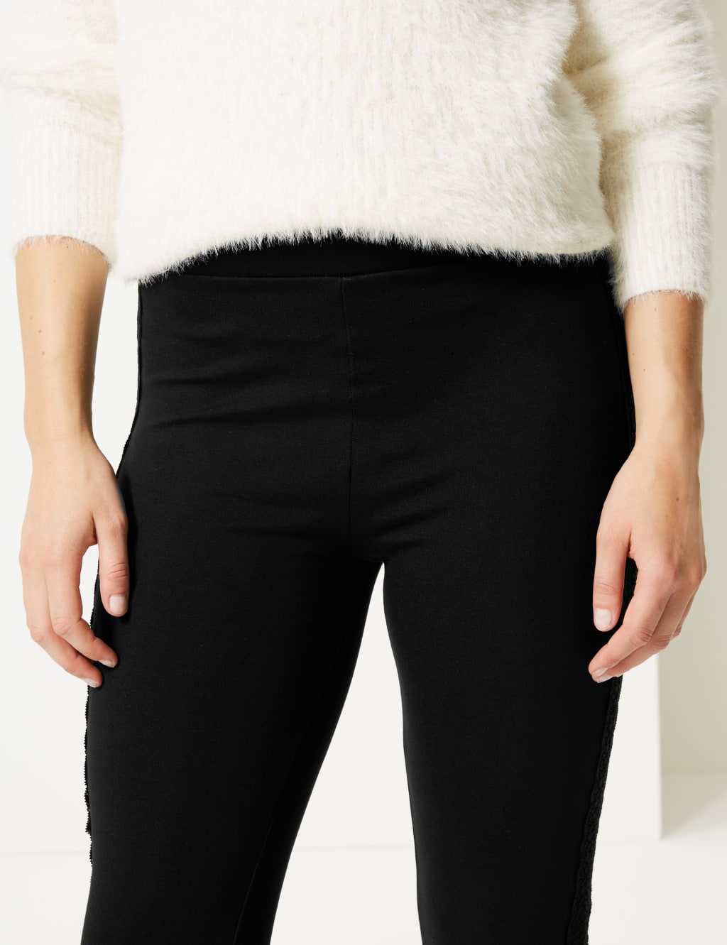 Lace Trim Leggings 5 of 6