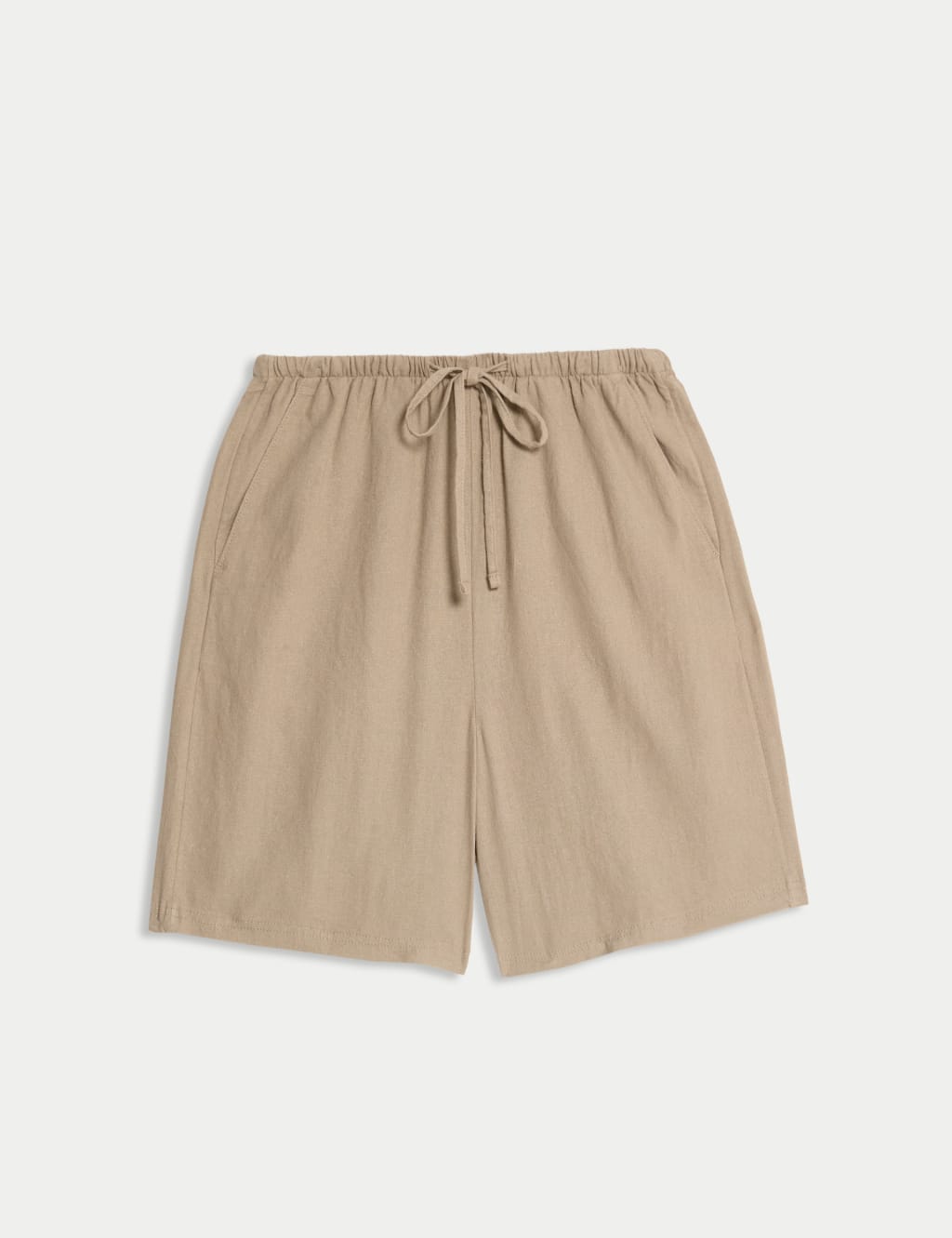 Linen Rich High Waisted Shorts 2 of 6
