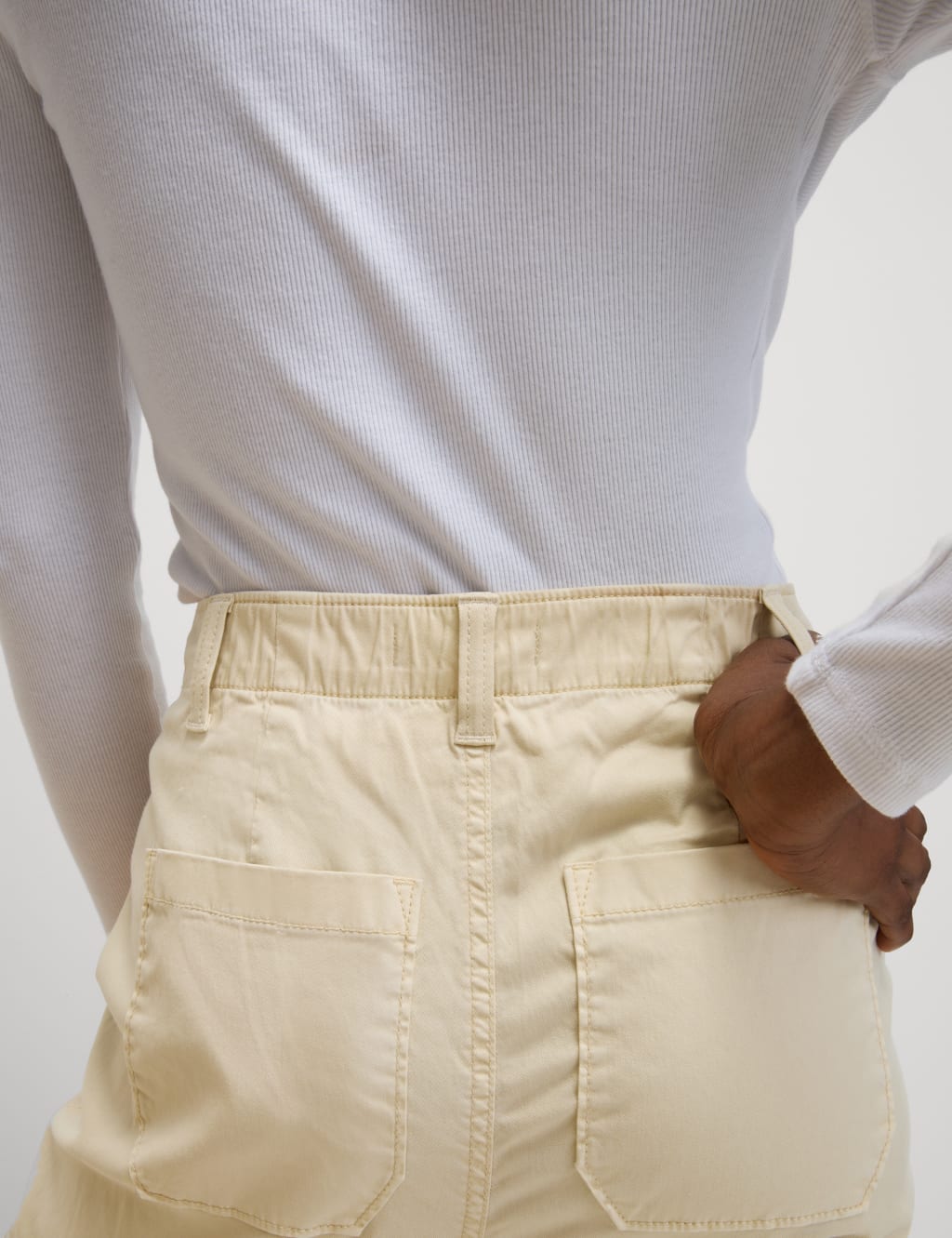 Lyocell Rich Cargo Straight Leg Trousers 5 of 6