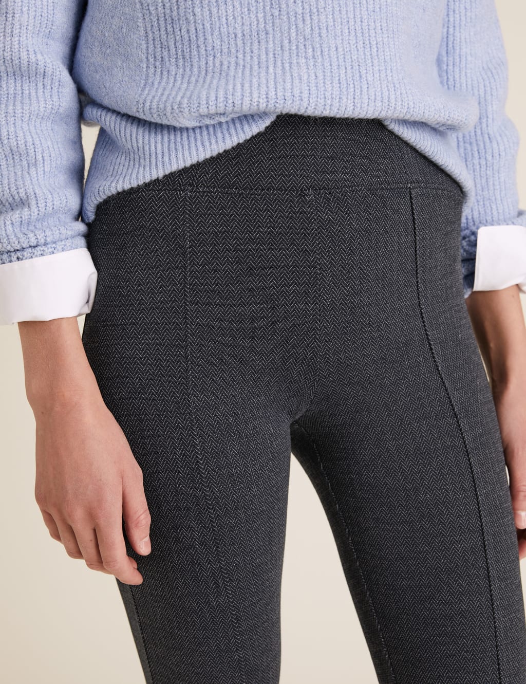 Magic Shaping Herringbone Leggings M S Collection M S