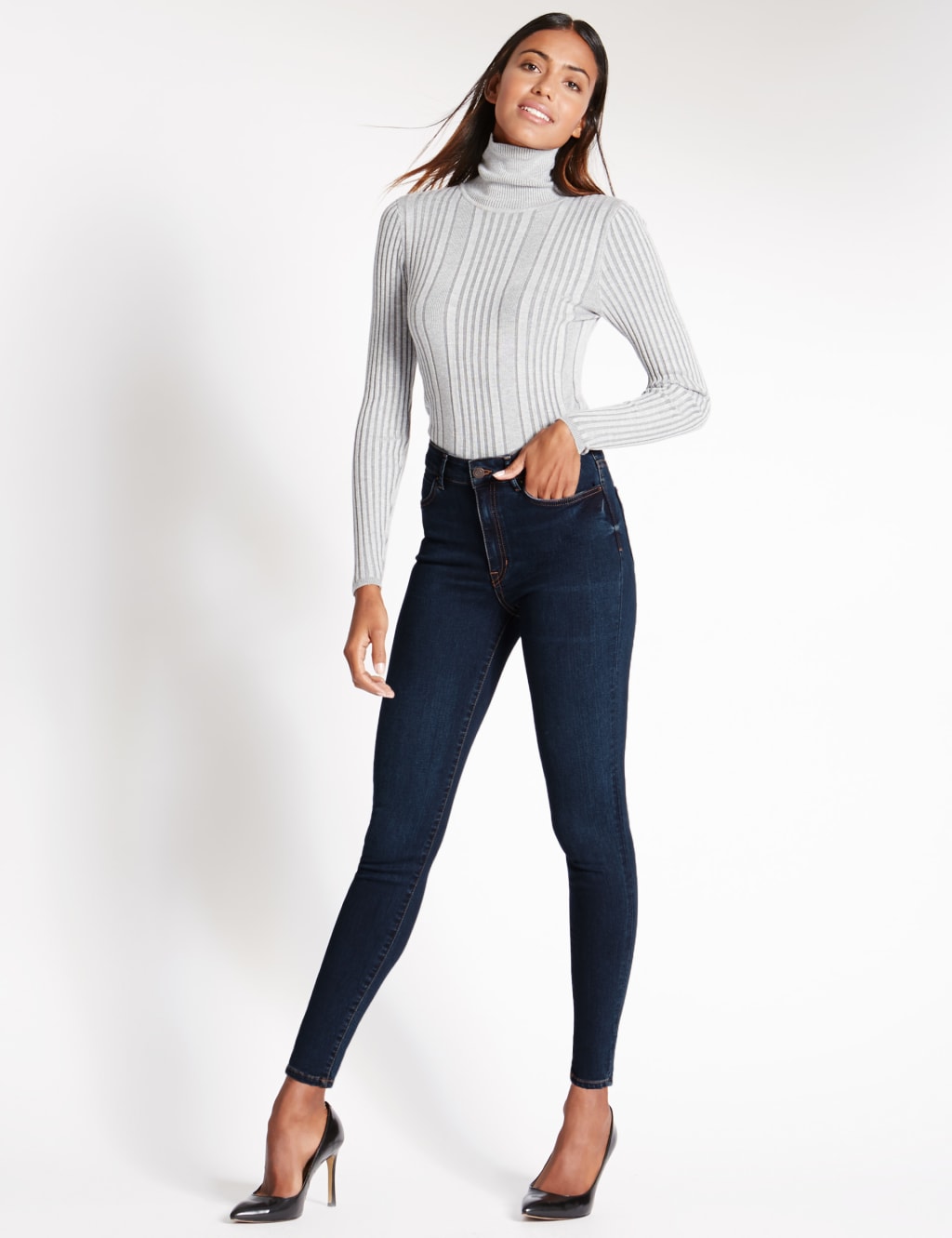 M&s high rise super skinny jeans shop