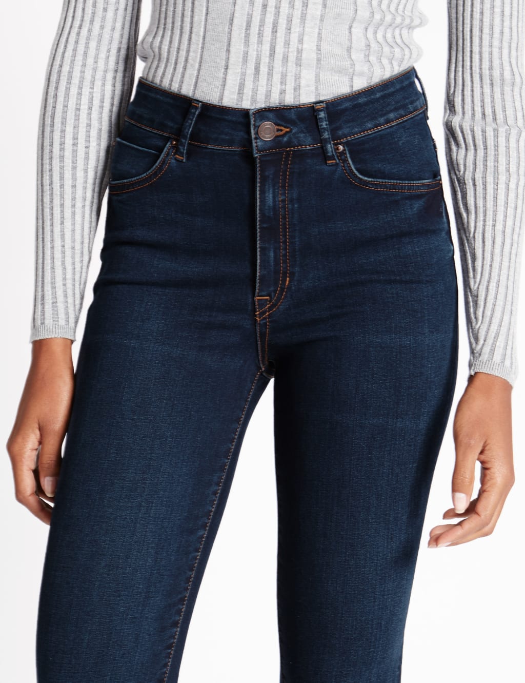 M&s collection high waist super skinny jeans discount