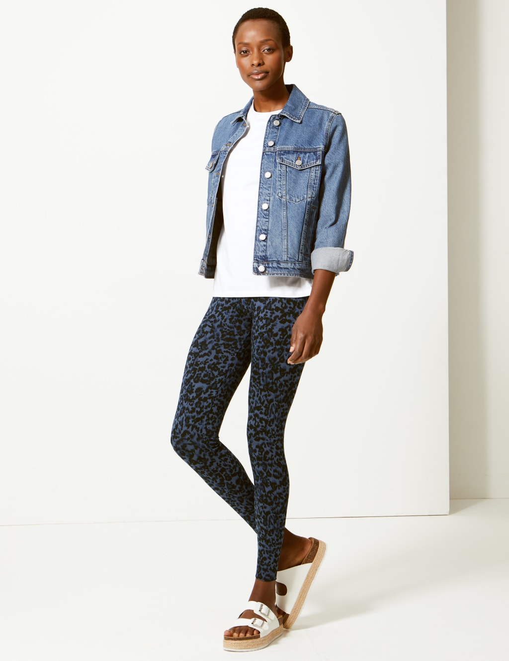 M&s leopard print leggings top