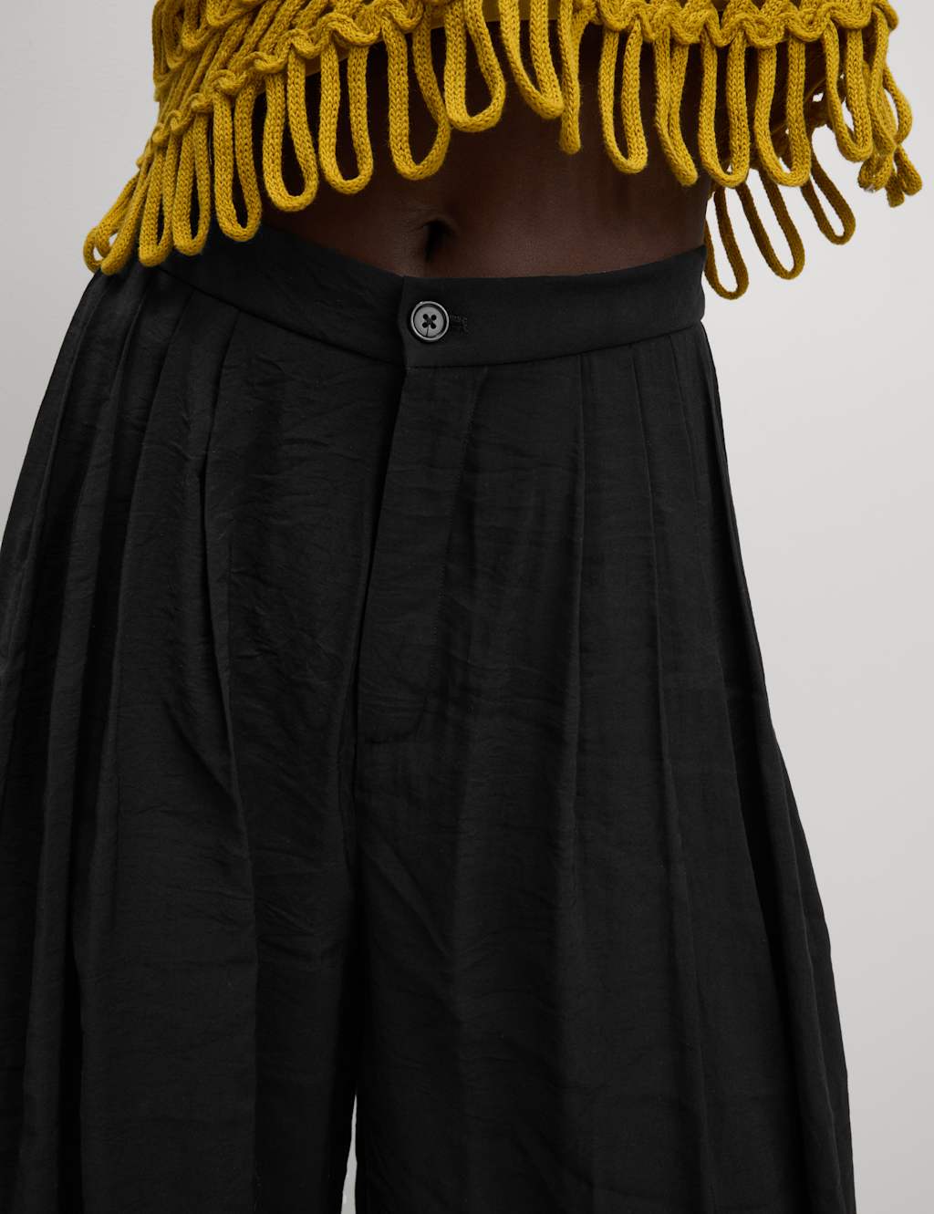 Pleated Palazzo Trousers 3 of 5
