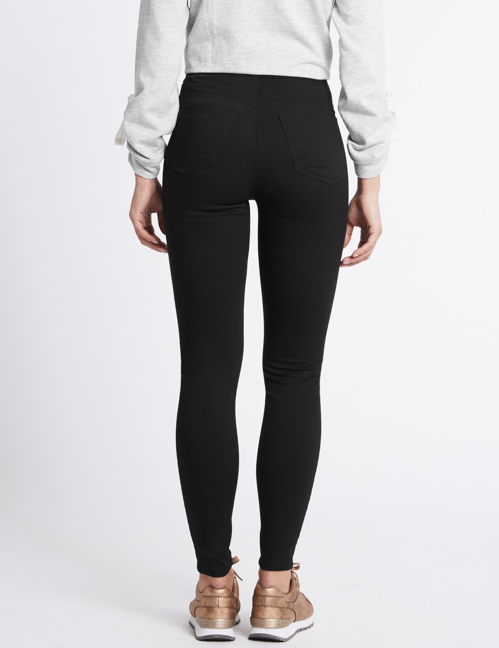 M&s cotton rich jeggings top