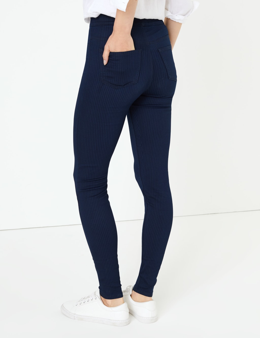 Pinstripe jeggings store