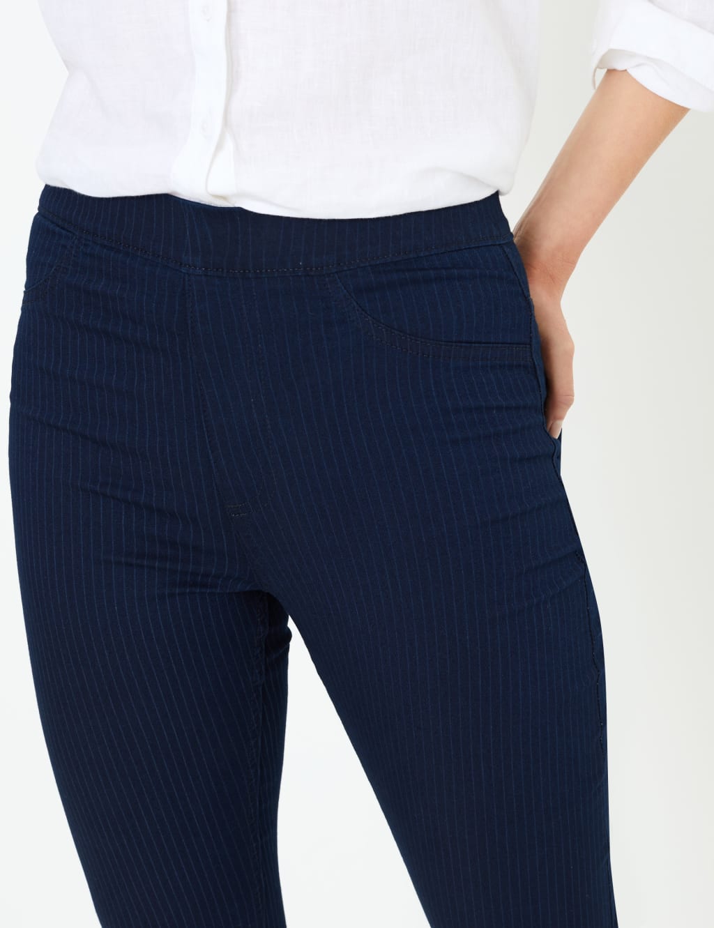 Super Skinny Striped Jeggings M S Collection M S