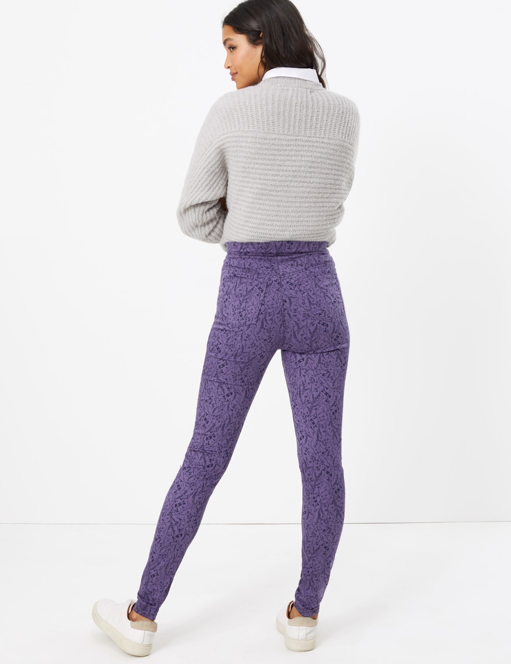 Printed High Waisted Jegging M S Collection M S