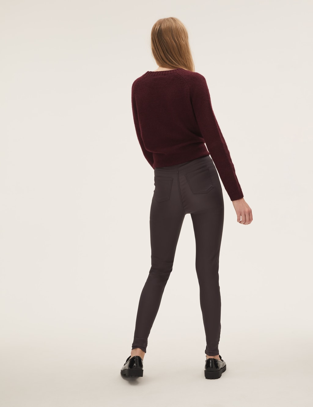 Coated High Waisted Jeggings 5 of 6