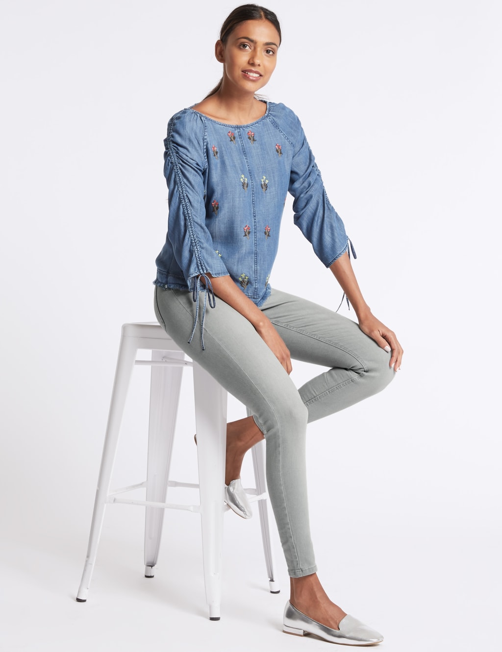 High waist super skinny jeans m&s shop