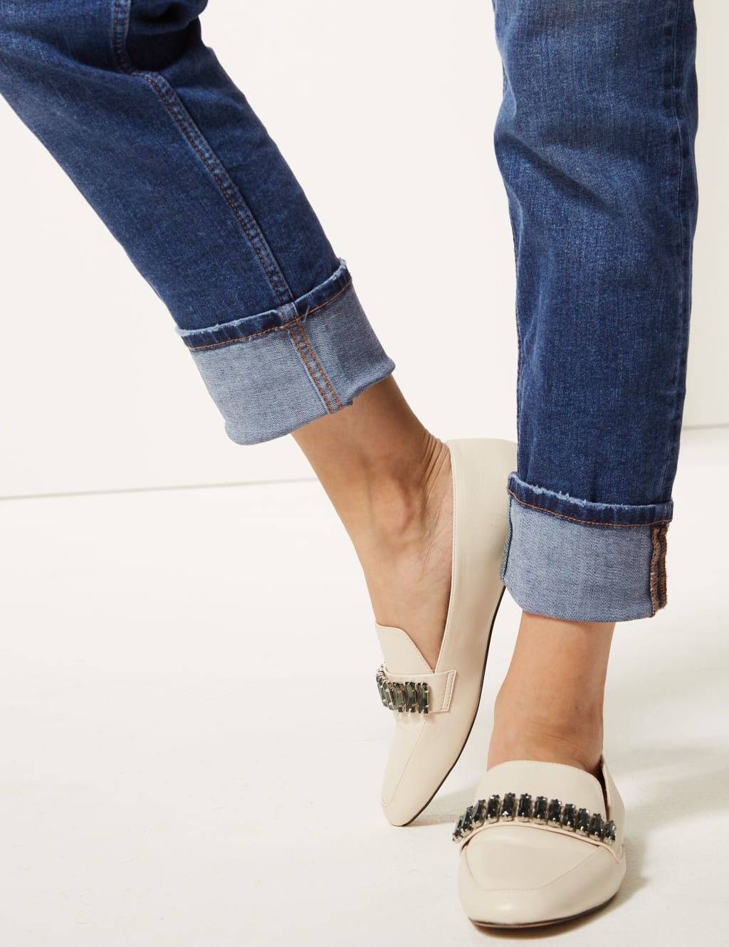 Mid Rise Relaxed Slim Leg Jeans 5 of 6