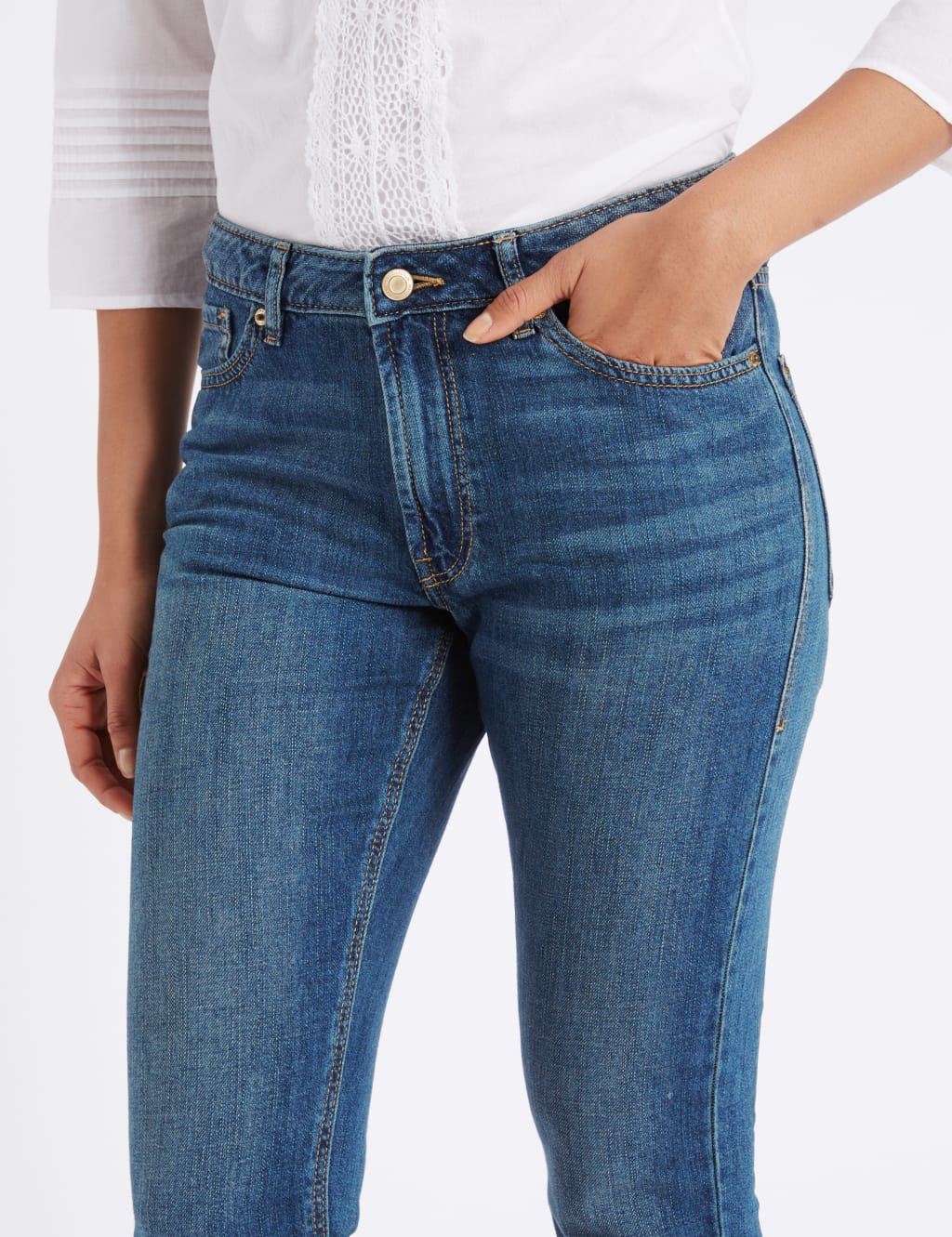 Boyfriend Mid Rise Slim Leg Jeans 5 of 6