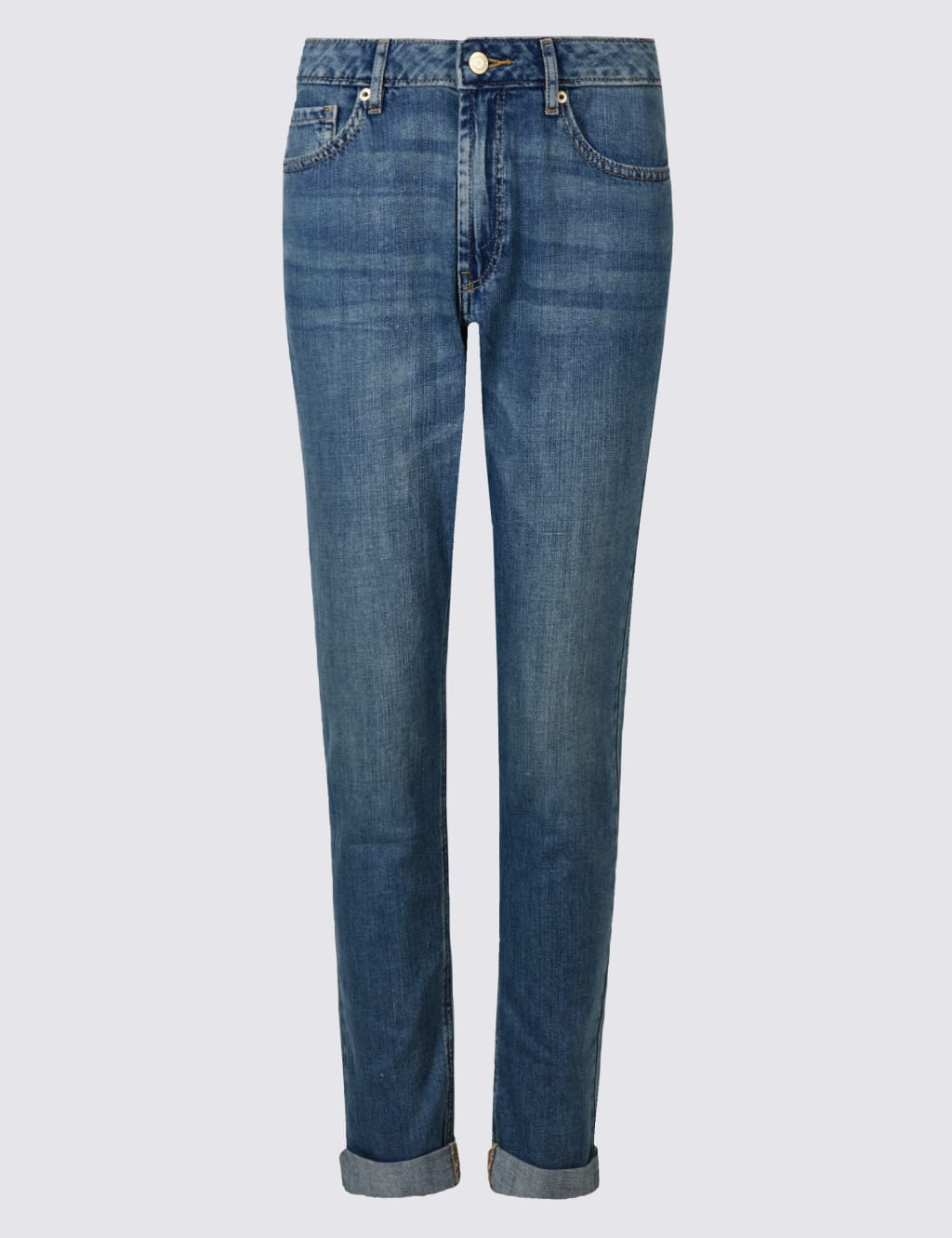 Boyfriend Mid Rise Slim Leg Jeans 2 of 6