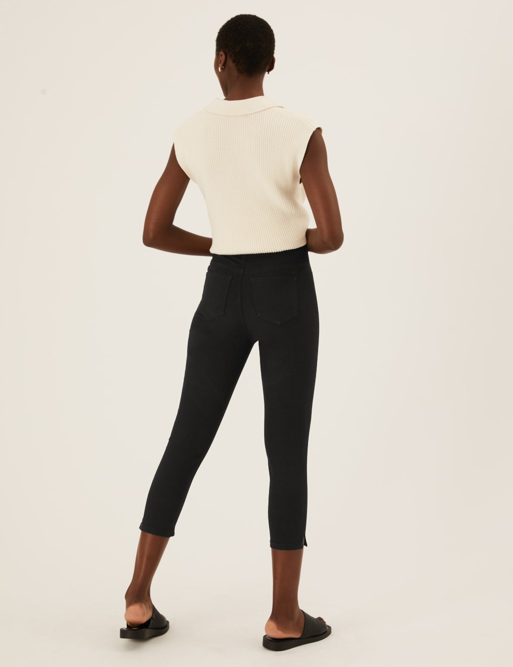 High Waisted Cropped Jeggings 5 of 6