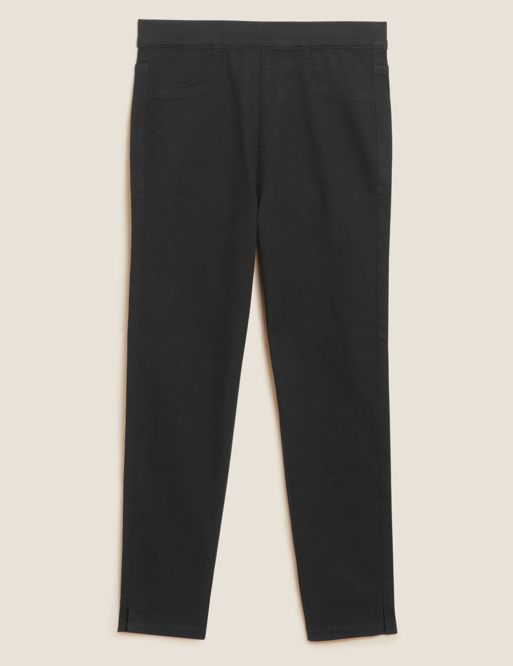 High Waisted Cropped Jeggings 2 of 6
