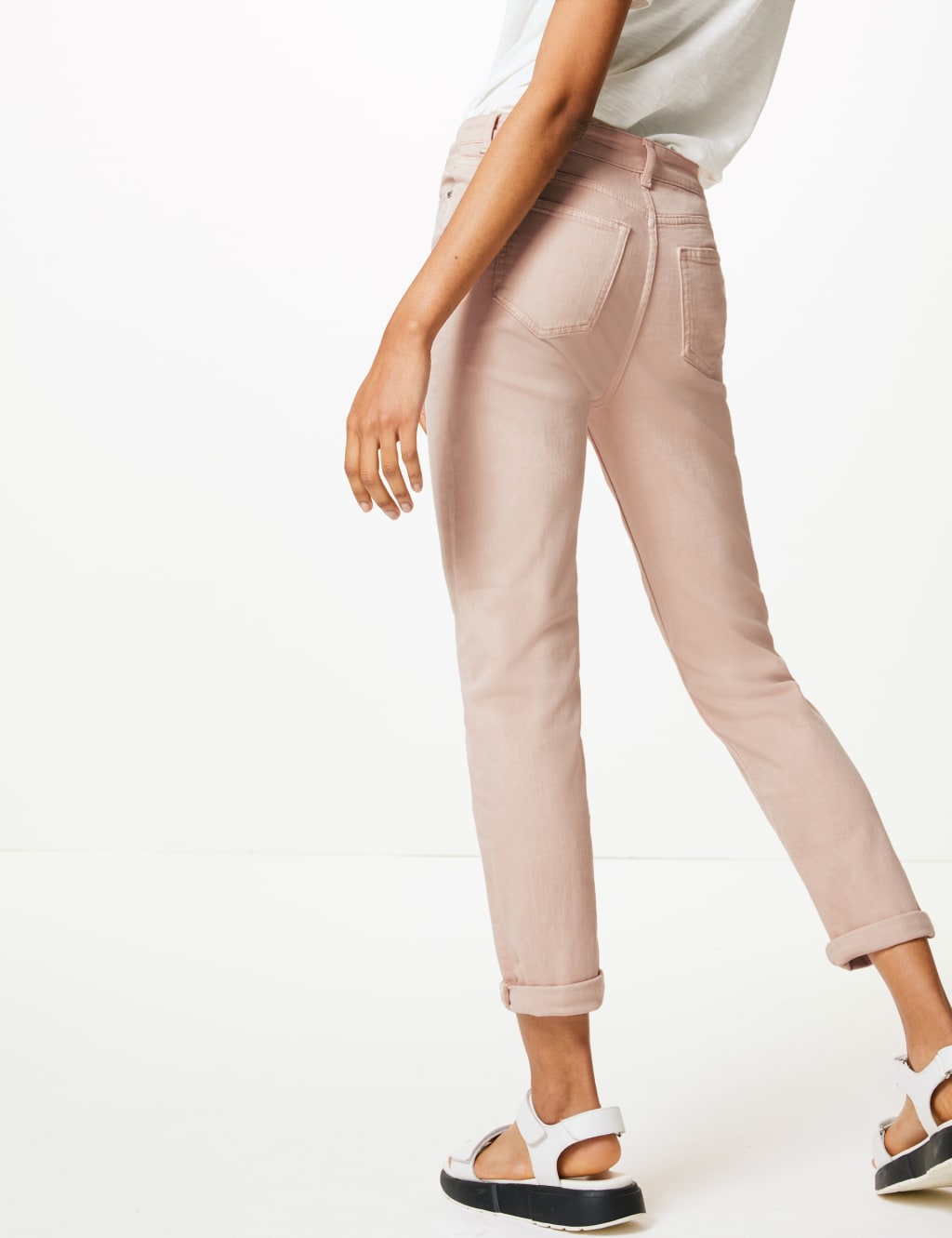 Relaxed Mid Rise Slim Jeans 3 of 5