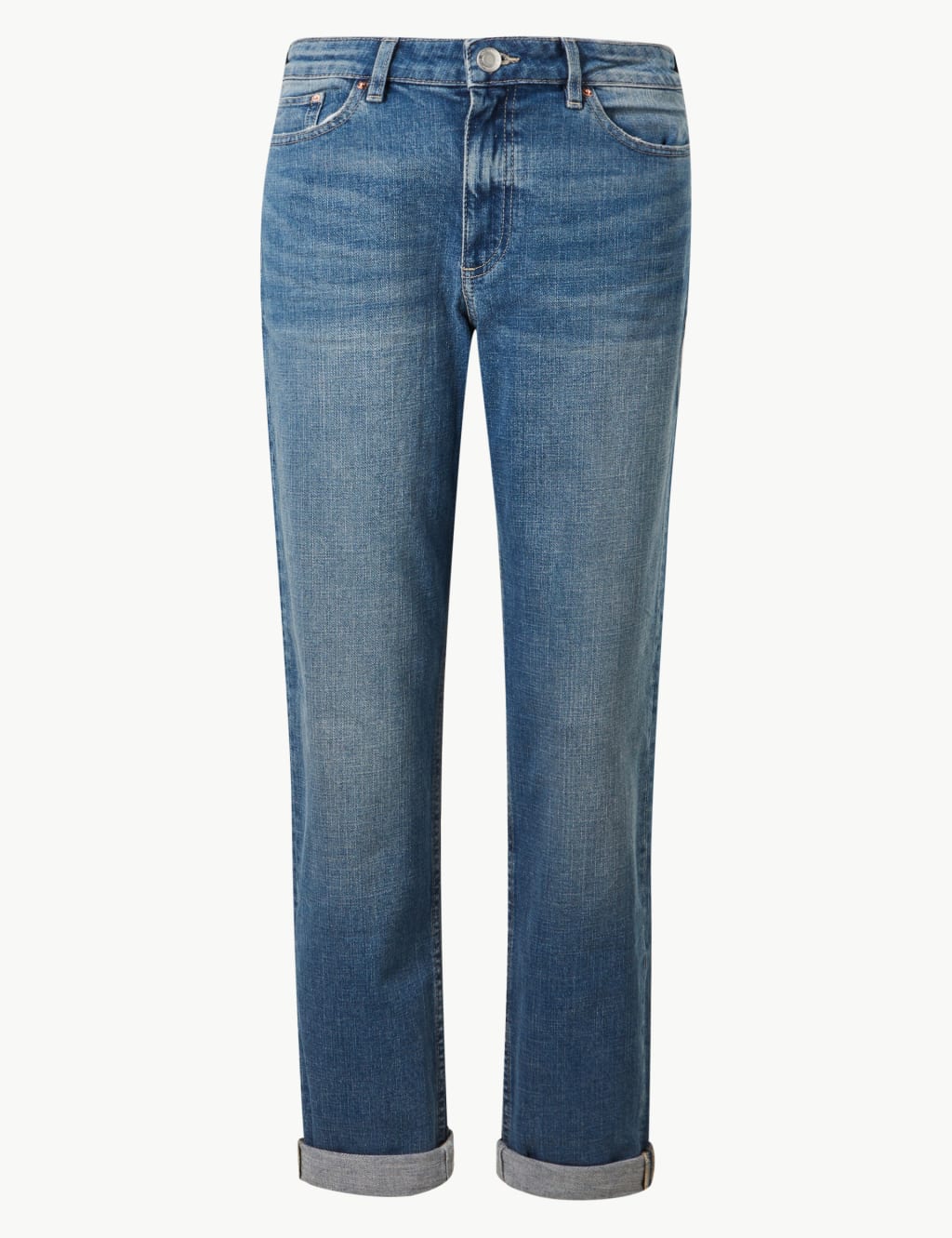Relaxed Mid Rise Slim Jeans 2 of 5