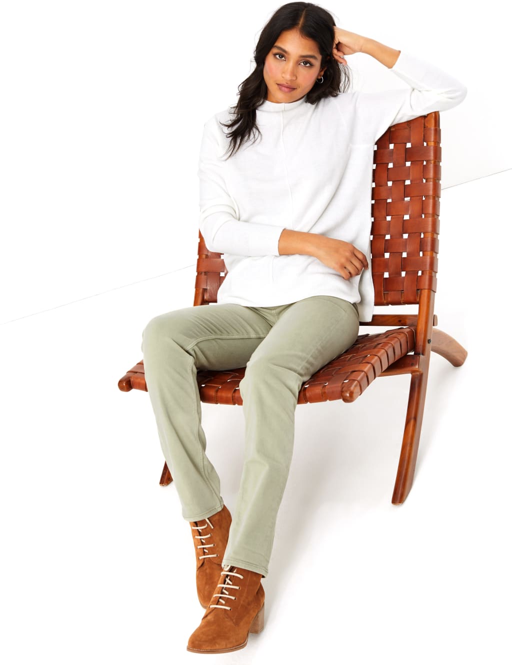 Sophia High Waisted Straight Leg Jeans 1 of 3