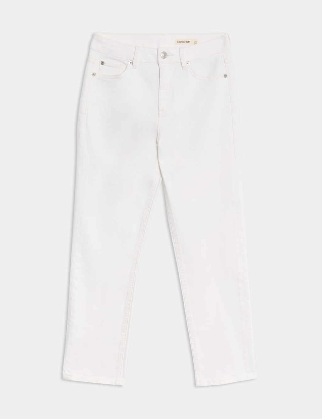 White cropped jeans m&s discount