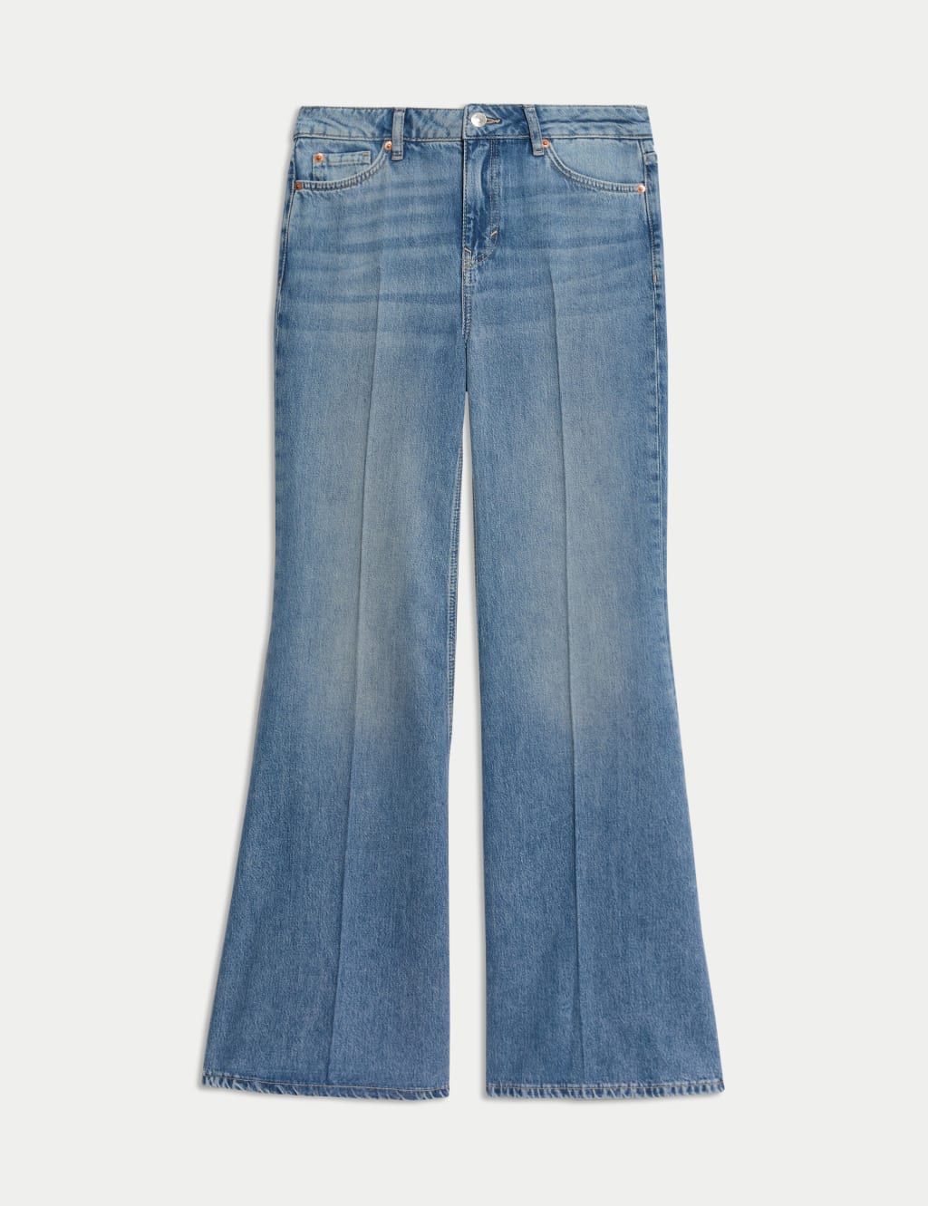Mid Rise Flared Jeans 2 of 5