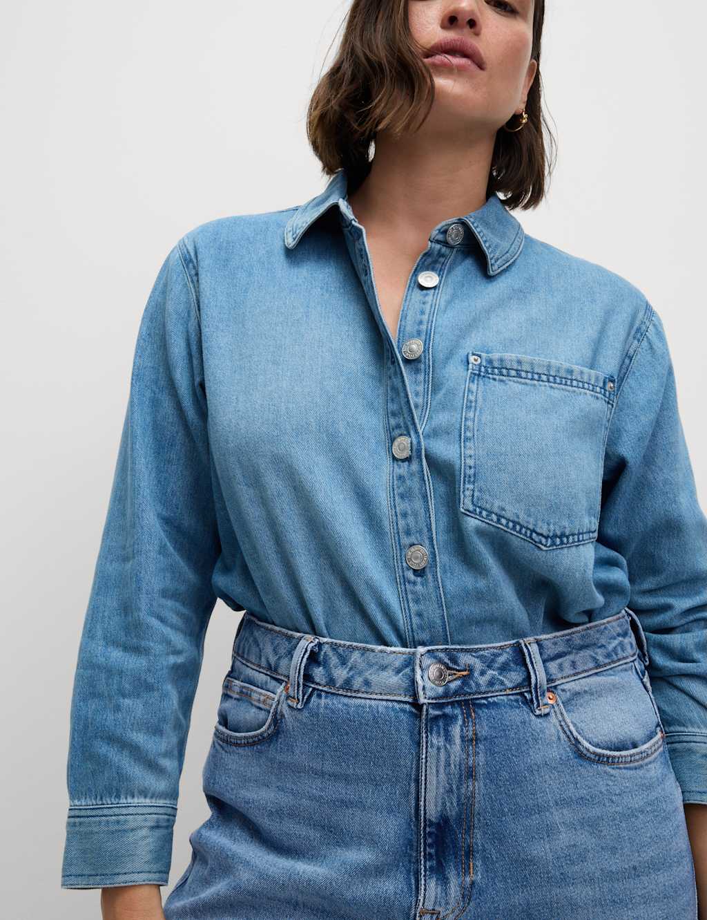 High Waisted Carrot Leg Ankle Grazer Jeans 5 of 6