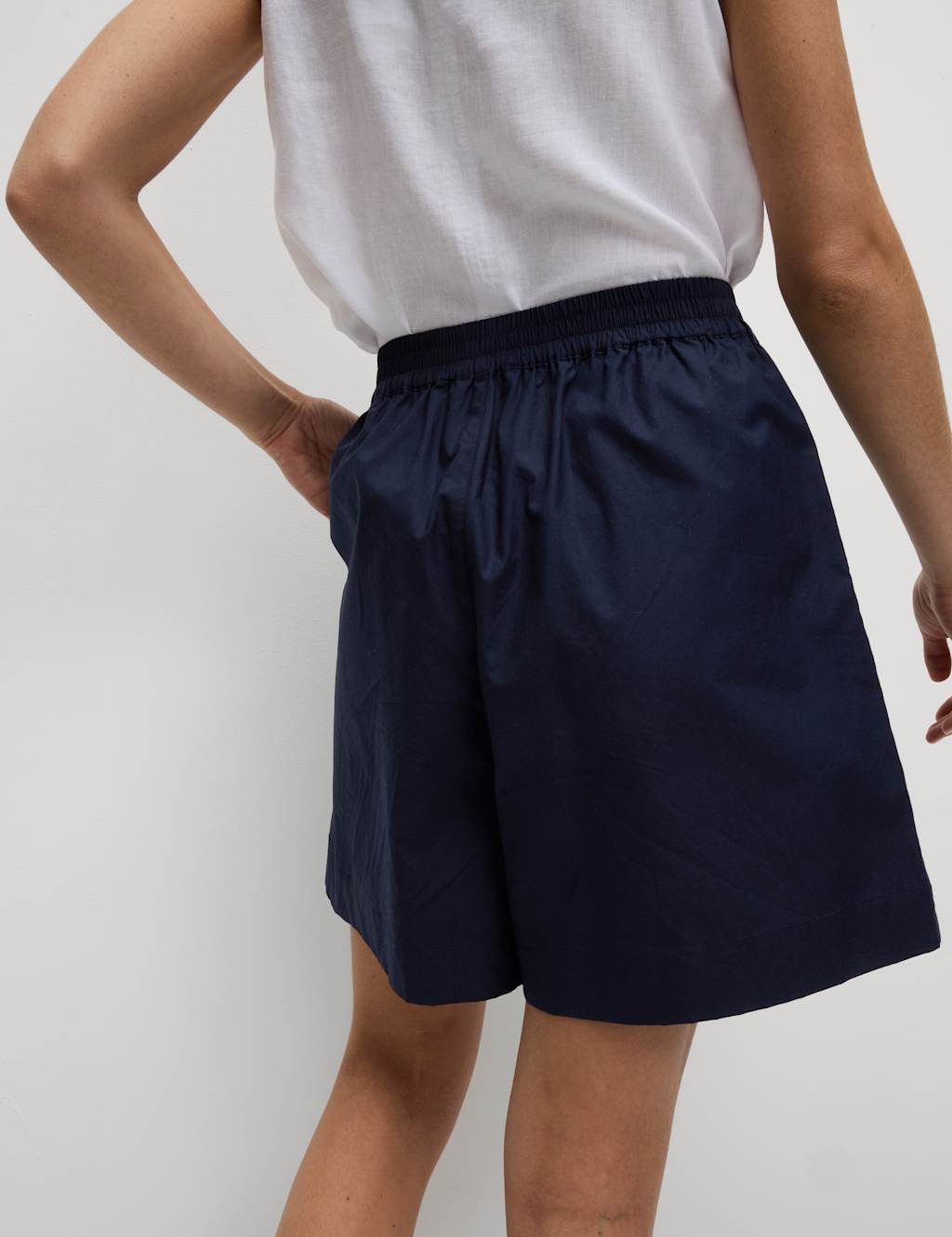 Pure Cotton High Waisted Shorts 4 of 4