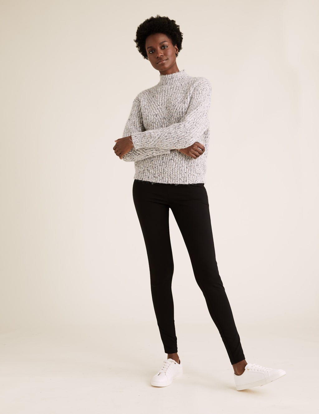 Glitter side stripe leggings shop