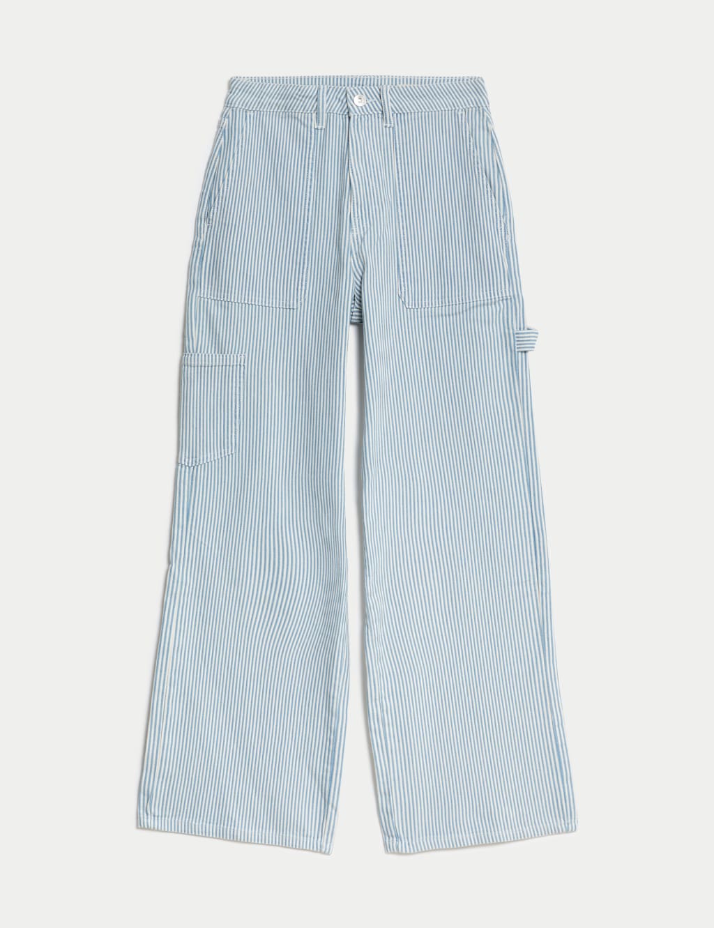 Relaxed High Waisted Carpenter Wide Leg Jeans 2 of 6