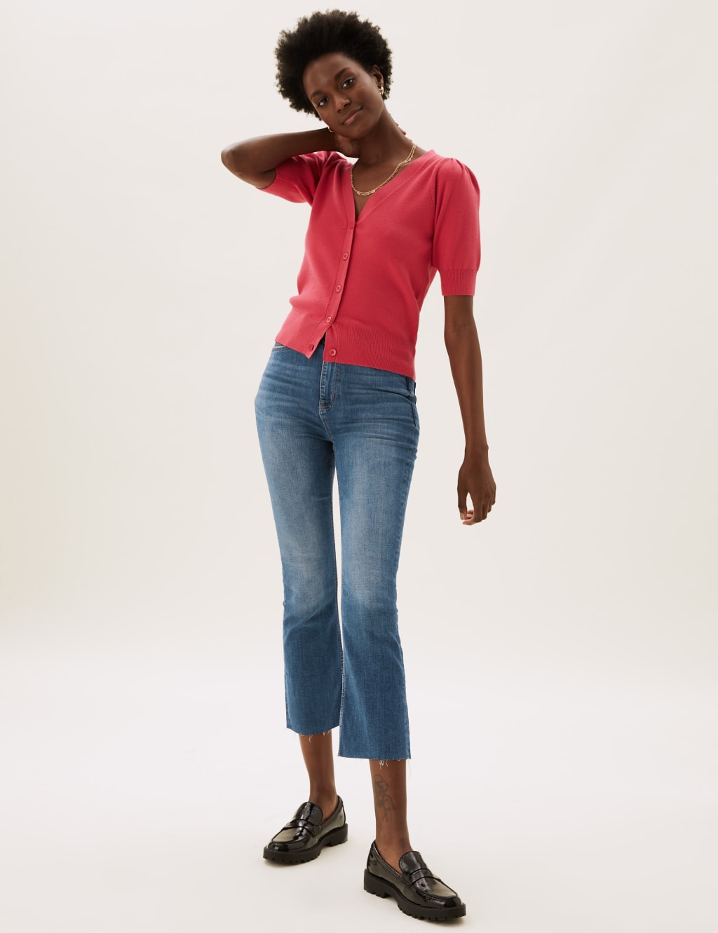 Marks and spencer ladies cropped jeans shop