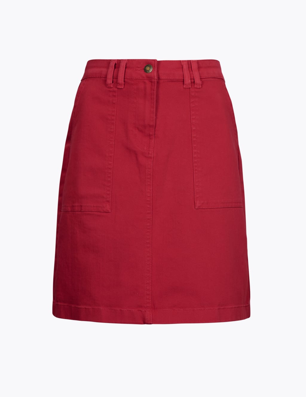 Denim Utility Mini Skirt 2 of 4