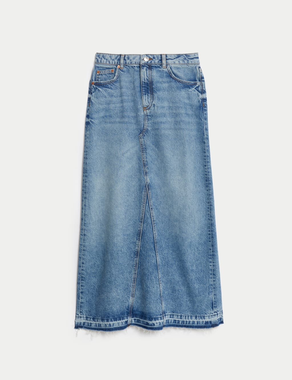 Denim Maxi Skirt M S Collection M S