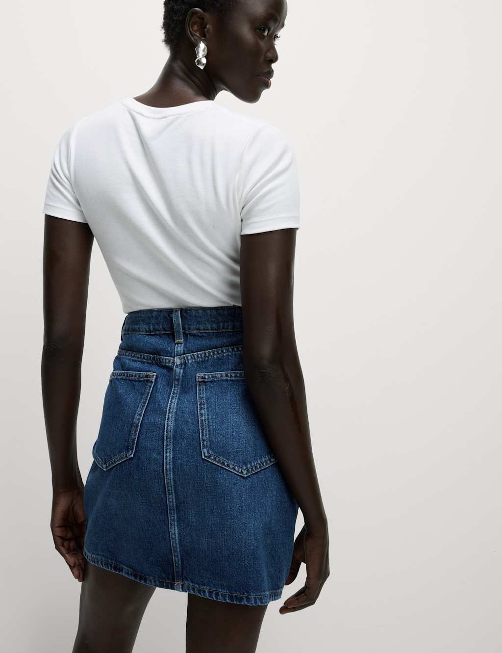 Denim skirt marks and spencer store