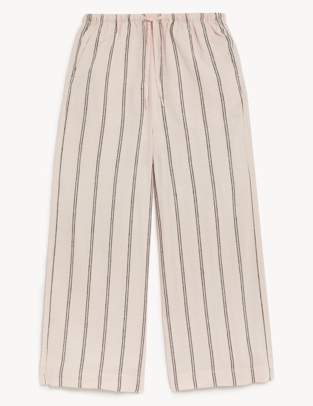 M&s cropped linen trousers top