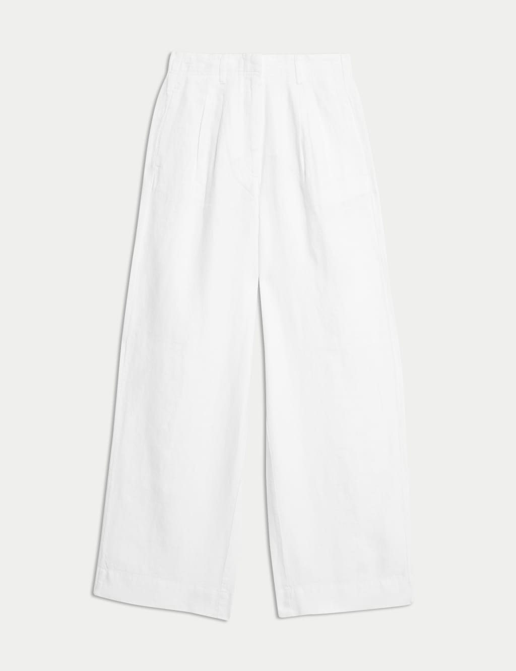 Pure Linen Wide Leg Trousers 2 of 6