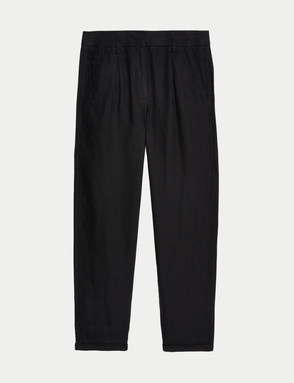 Pure Linen Tapered Trousers M S Collection M S
