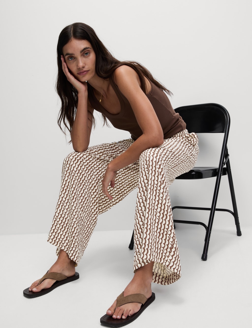 Geometric Wide Leg Culottes 5 of 6