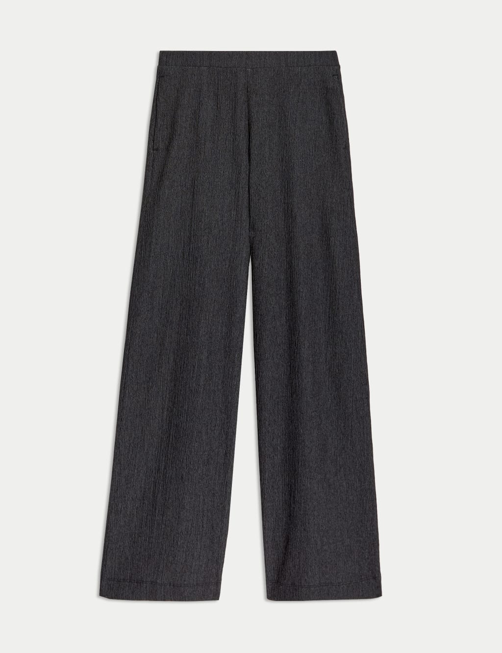 Textured Wide Leg Trousers 2 of 5
