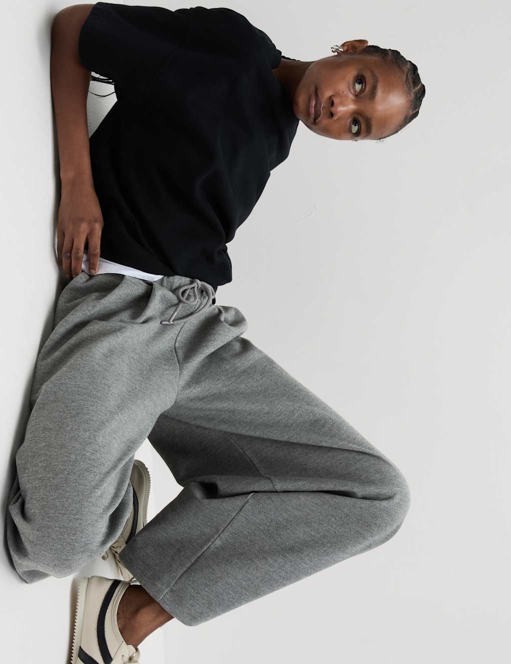 Super Wide Leg Palazzo Joggers 3 of 5