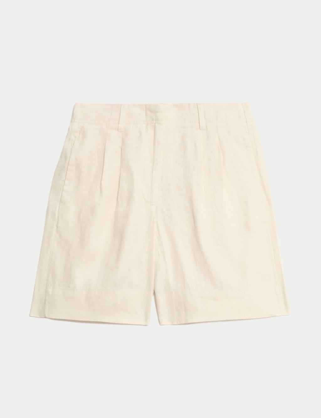 Pure Linen High Waisted Shorts 2 of 5