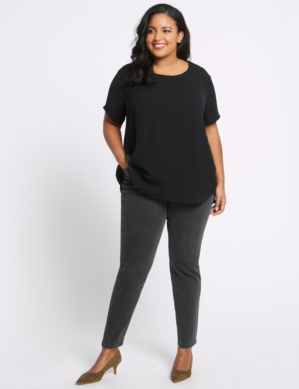 M&s curve jeans sales