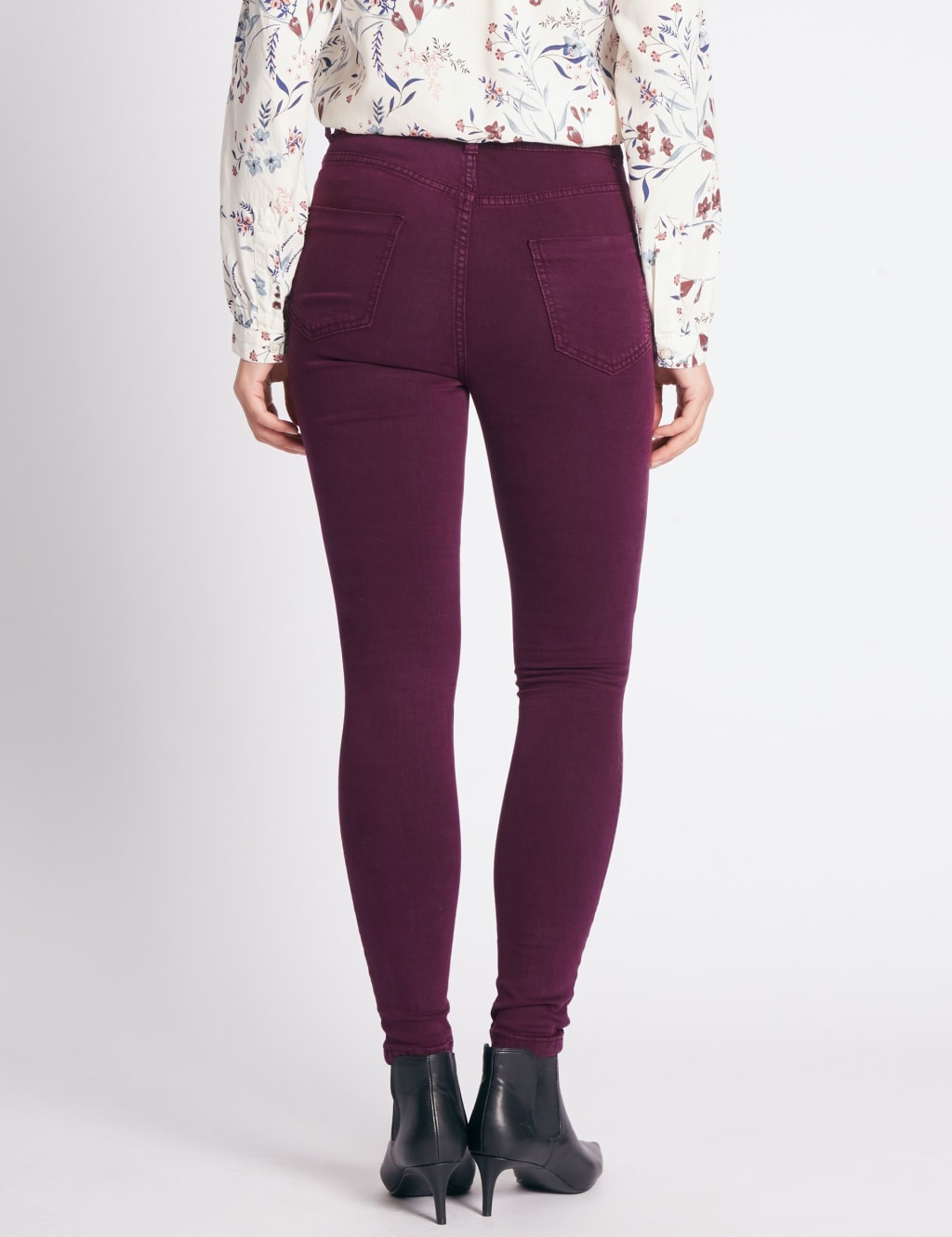M&s collection high waist super skinny jeans online