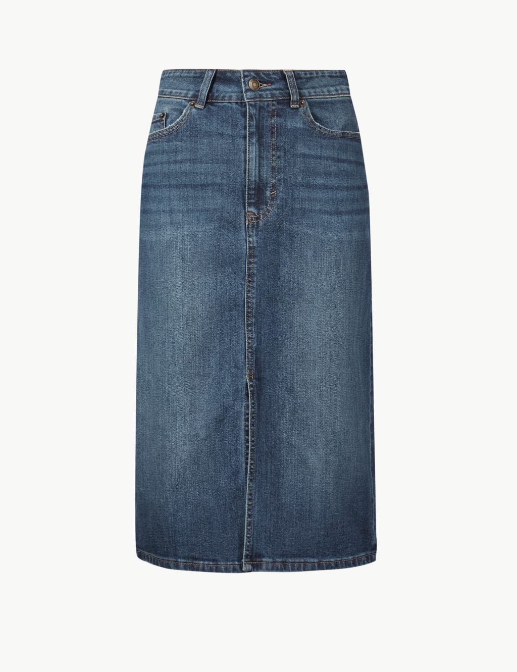 Denim Skirt M S Collection M S