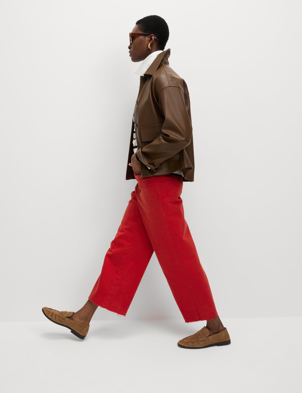 Wide Leg Cropped Jeans 4 of 6