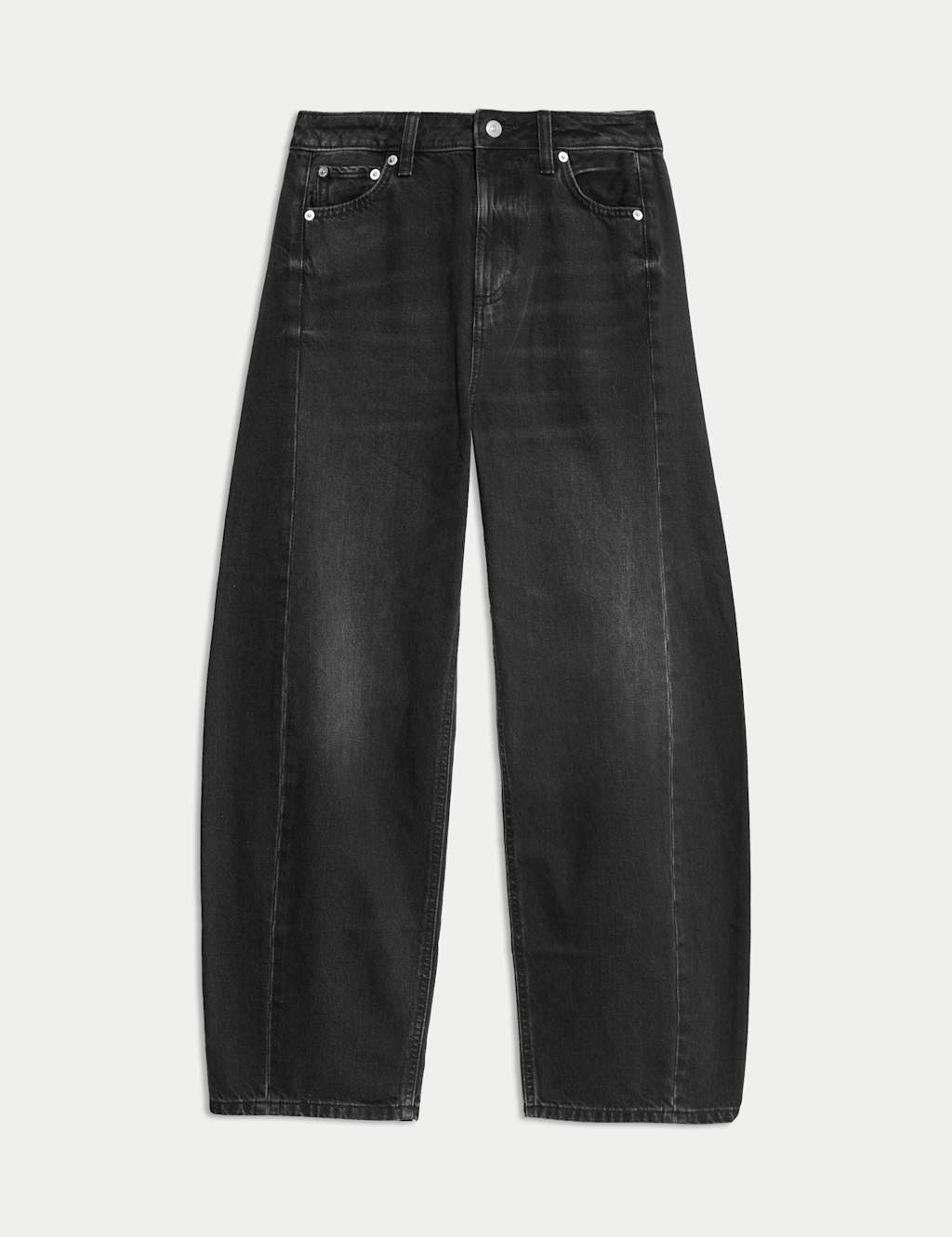 Mid Rise Barrel Jeans 2 of 5