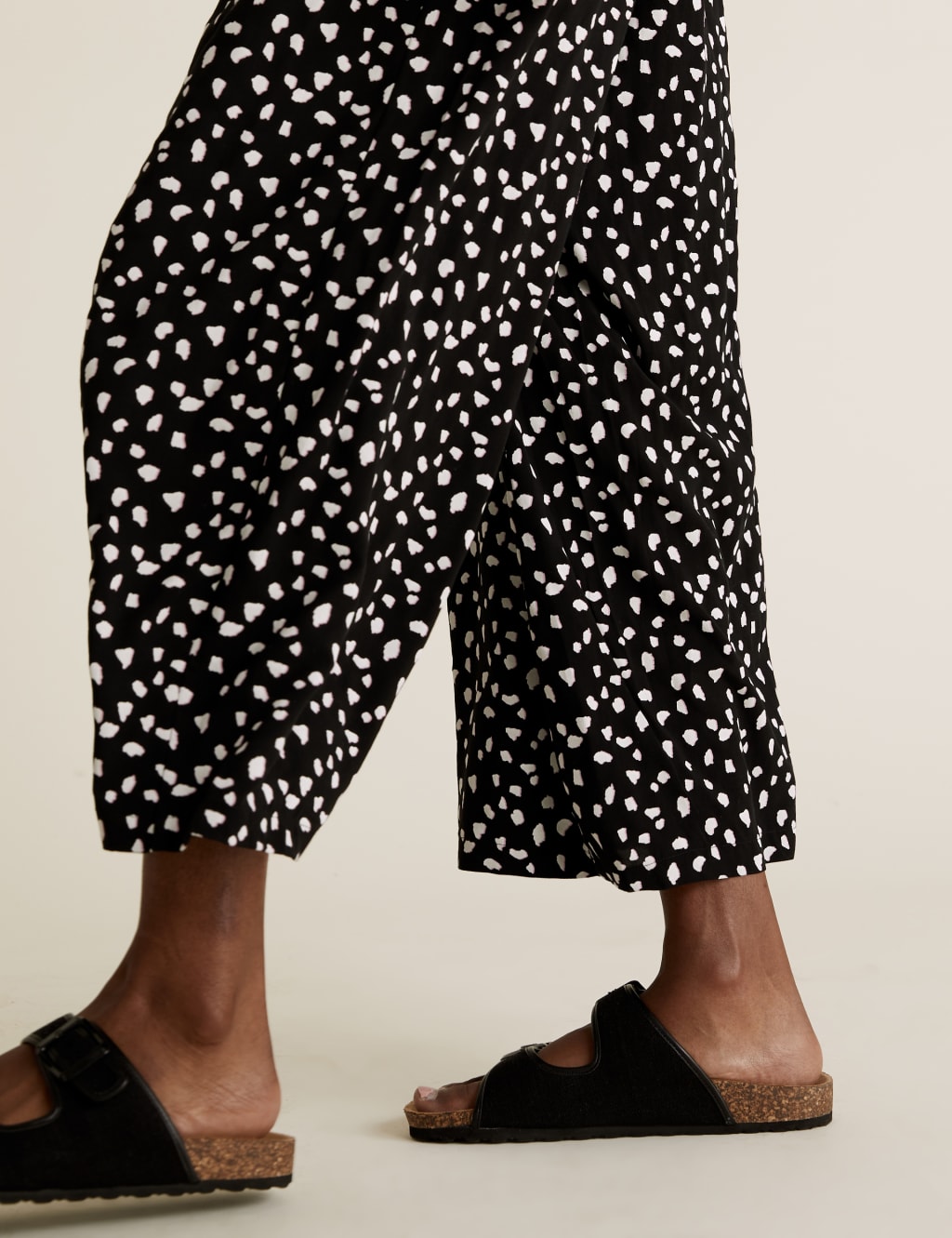 Animal Print Wide Leg Culottes 5 of 6