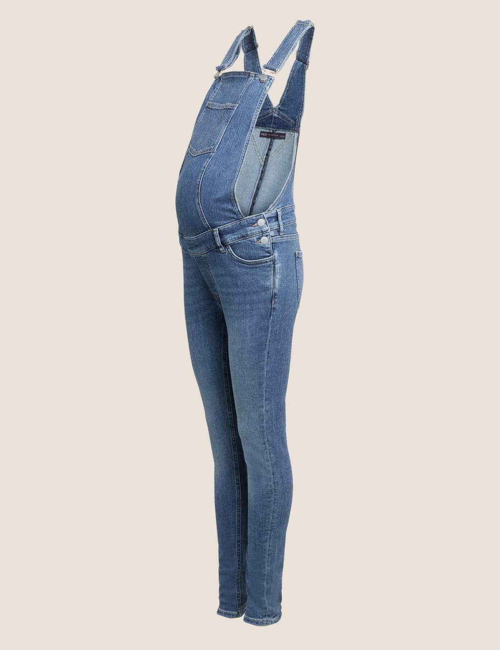 Skinny fit dungarees womens online