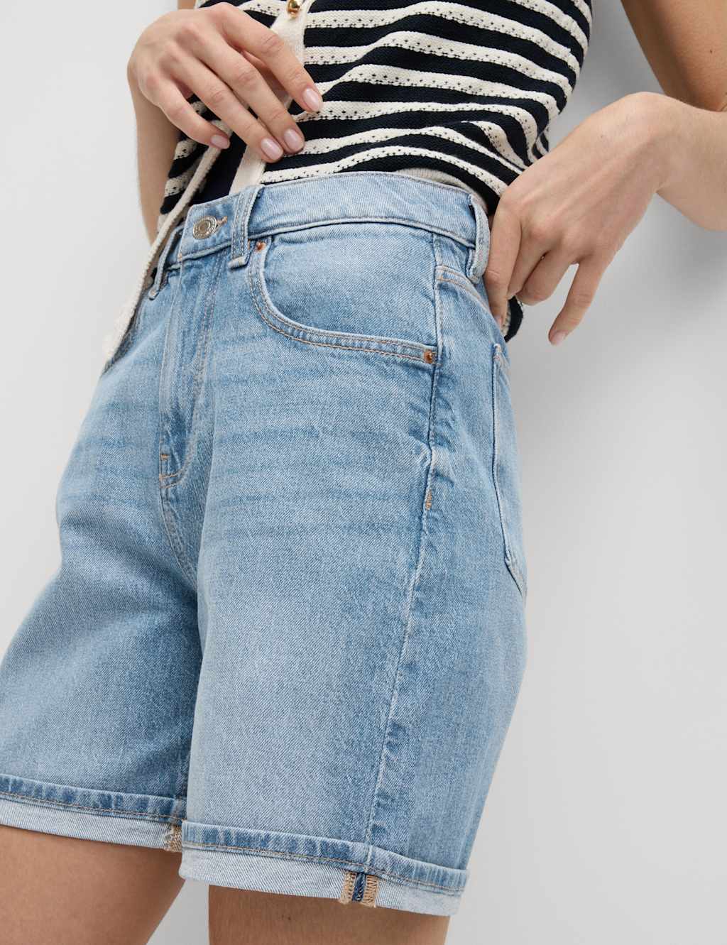 Denim Boyfriend Shorts 6 of 6