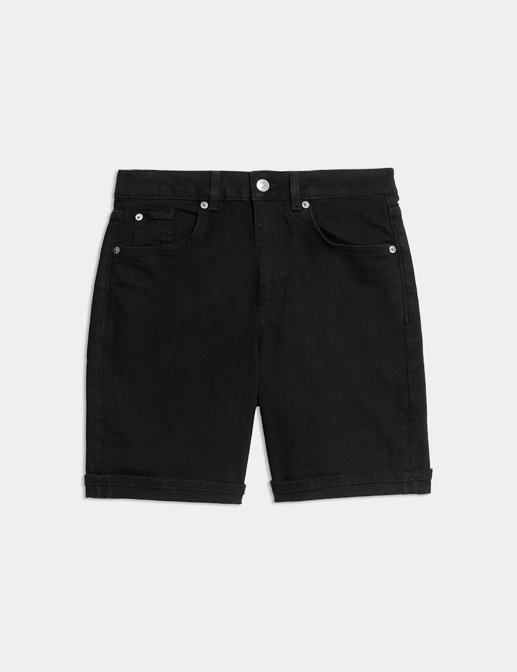 Denim Boyfriend Shorts 2 of 5