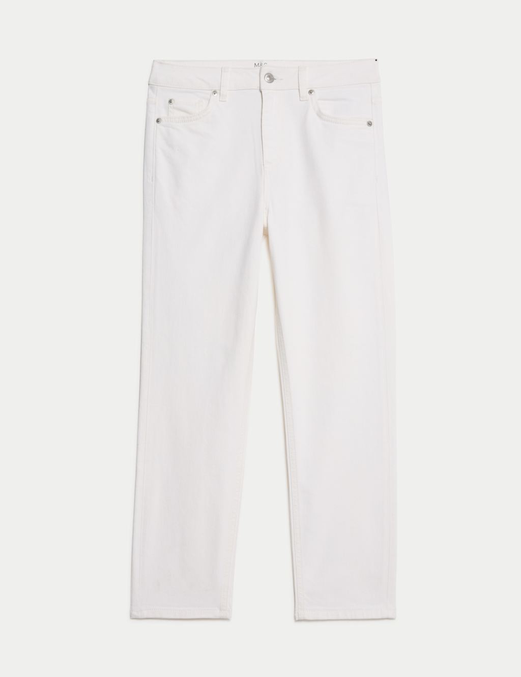 High Waisted Cropped Slim Fit Jeans 2 of 5